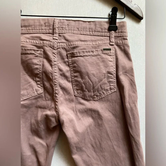 Fidelity Hepburn low rise crop dusty rose colored jeans Sz 27 - Picture 5 of 12